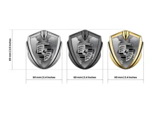 Porsche Insignias de Logo Coche de Lujo Diseño Deportivo Brillo